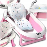 Extralink Kids | Bathtub | pink with LED thermometer, EXTRALINK