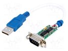 Module: cable integrated; RS232,USB; lead; 100mm; anti-static bag FTDI