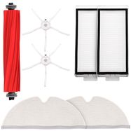 Replacement Parts Set for Roborock Vacuum Cleaners: Brushes, Rollers, Filters, and Mops for Q7 Max Plus + T8, EXTRALINK