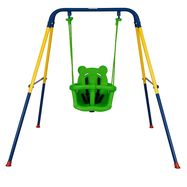 Black Forest Frame Swing, Bucket Swing for Small Children 116x140x123cm, EXTRALINK