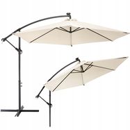 Black Forest Garden Parasol, 3m Cantilever Large Beige, EXTRALINK