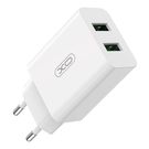 Wall charger XO L119 2x USB-A , 18W (white), XO
