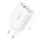 Wall charger XO L120 1xUSB-C,20W ,1x USB-1, 18W with cable USB-C (white), XO