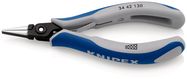 KNIPEX 34 42 130 Precision Electronics Gripping Pliers with multi-component handles burnished 130 mm