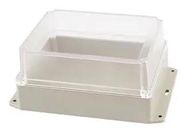 ENCLOSURE, GENERAL PURPOSE, ABS, GRY/CLR