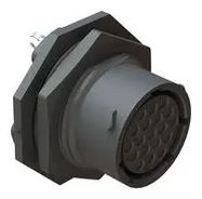CIRCULAR CONNECTOR, 19POS, RCPT, JAM NUT