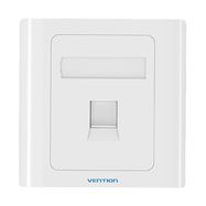 1-Port Keystone Wall Plate 86 Type Vention IFAW0 White, Vention