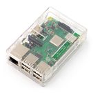 Case for Raspberry Pi Model 3B+/3B/2B - transparent Lite with GPIO access