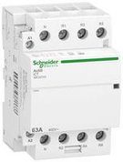 RELAY CONTACTOR, 4PST-NC, 240V, DIN RAIL