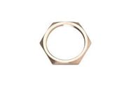 WHMM09-LOCKNUT 63MM NICKEL/BRASS