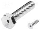 Pin; M12; Plunger mat: steel; Plating: zinc; Thread len: 50mm FATH