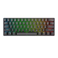 Mechanical keyboard Royal Kludge RK61 RGB, brown switch (black) (QWERTY), Royal Kludge