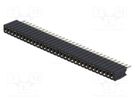 Socket; pin strips; female; PIN: 32; straight; 1.27mm; THT; 1x32 CONNFLY