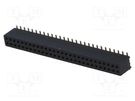 Socket; pin strips; female; PIN: 56; straight; 1.27mm; SMT; 2x28 CONNFLY