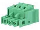 Pluggable terminal block; Contacts ph: 5.08mm; ways: 3; straight PHOENIX CONTACT