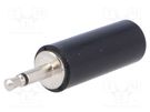 Plug; Jack 2,5mm; male; mono; ways: 2; straight; for cable; 3.5mm CLIFF