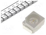 LED; green; SMD; 3528,PLCC2; 330mcd; 2.8÷4VDC; 3.5x2.8x1.9mm; 120° OPTOSUPPLY