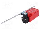 Limit switch; adjustable plunger, length R 92-136mm; NO + NC HIGHLY ELECTRIC