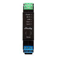 Shelly Pro 2PM DIN Rail 2-channel Relay, WiFi/LAN (Power measurement), Shelly
