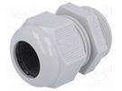 Cable gland; M32; 1.5; IP68; polyamide; grey; HELUTOP HT-M HELUKABEL