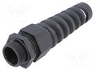 Cable gland; with strain relief; M25; 1.5; IP68; polyamide; black HELUKABEL