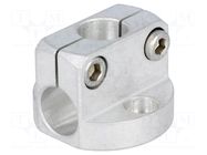 Mounting coupler; aluminium; D: 16mm; Base dia: 45mm; H: 31mm ELESA+GANTER