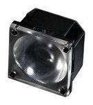 LED LENS, WIDE, CLEAR, SILICONE, SQUARE