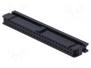 Connector: IDC; plug; female; PIN: 50; IDC; for ribbon cable; 2.54mm CONNFLY