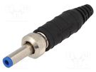Plug; DC supply; female; for cable; soldering; 11A; 3.2÷3.8mm; IP68 SWITCHCRAFT