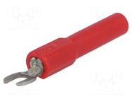 Adapter; red; 60VDC; 36A; 43mm; Insulation: polyamide AXIOMET