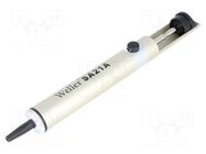 Desoldering pump; high suction force,metal; L: 200mm; ESD WELLER