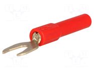 Adapter; red; 60VDC; 36A; 51mm; Insulation: polyamide; 30VAC AXIOMET
