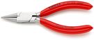 KNIPEX 37 43 125 Flat Nose Pliers for precision mechanics plastic coated chrome-plated 125 mm