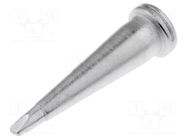 Tip; chisel,elongated; 1.3x0.5mm; for  soldering iron; WEL.LT-K PLATO