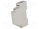 Enclosure: for DIN rail mounting; Y: 90mm; X: 17.5mm; Z: 53mm; PPO ITALTRONIC