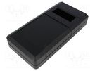 Enclosure: for devices with displays; X: 100mm; Y: 196mm; Z: 40mm BOPLA