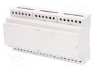 Enclosure: for DIN rail mounting; Y: 90mm; X: 160mm; Z: 53mm; PPO ITALTRONIC