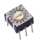 ROTARY CODED SW, 0.1A, 50VDC, HEX, 16POS