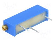 Potentiometer: mounting; multiturn; 500kΩ; 750mW; ±10%; linear BOURNS