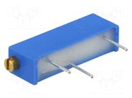 Potentiometer: mounting; multiturn; 2kΩ; 750mW; No.of el.turns: 15 BOURNS