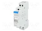 Relay: installation; monostable; NC + NO; Ucoil: 12VDC; 20A; IP20 FINDER