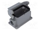 Enclosure: for HDC connectors; Han® B; size 10B; with latch; M20 HARTING