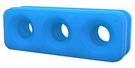 GANG WIRE SEAL, 3POS, 1ROW, BLUE