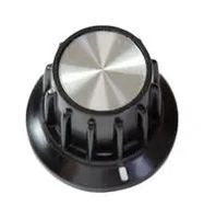 KNOB, ROUND SHAFT, PHENOLIC, 24.9MM