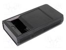 Enclosure: for devices with displays; X: 80mm; Y: 150mm; Z: 30mm BOPLA
