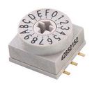 ROTARY CODED SW, HEX, 0.15A, 24VDC, SMD