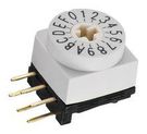ROTARY CODED SW, HEX, 0.15A, 24VDC, THT