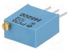 Potentiometer: mounting; vertical; 10Ω; 500mW; THT; ±10%; linear BOURNS