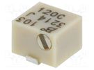 Potentiometer: mounting; horizontal,multiturn; 10kΩ; 250mW; SMD BOURNS