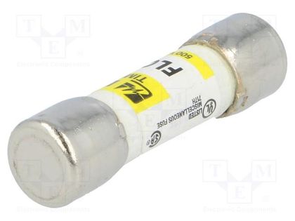 Fuse: fuse; time-lag; 10A; 500VAC; ceramic,cylindrical,industrial LITTELFUSE 0FLQ010.T